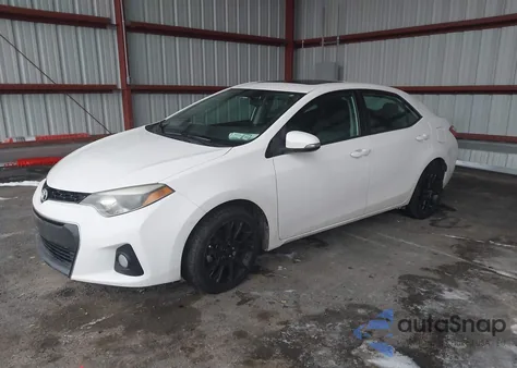 2016 Toyota Corolla S W/Special Edition Pkg z USA, uszkodzony, nr VIN 2T1BURHEXGC495325